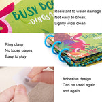Children Early Teaching Cartoon Intelligence Development Toys Repeatedly Paste Book, Traffic, Life, Dinosaur, Farm
