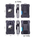 For AirTag 2nd Gen / AirTag 1st Gen Card Holder Metal Anti-Theft RFID Wallet, ak-4 A Black, ak-4 A Blue, ak-4 A  Silver, ak-4 A  Gray, ak-4 B  Black, ak-4 B Silver, ak-4 B Blue, ak-4 B Gray