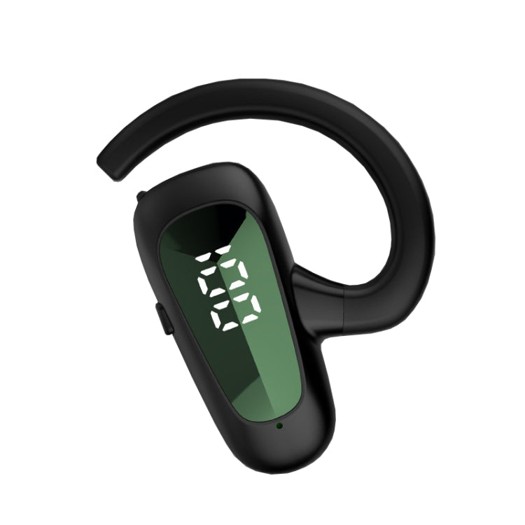 Bone Conduction Concepts Digital Display Stereo Bluetooth Earphones, Style:, Single Ear