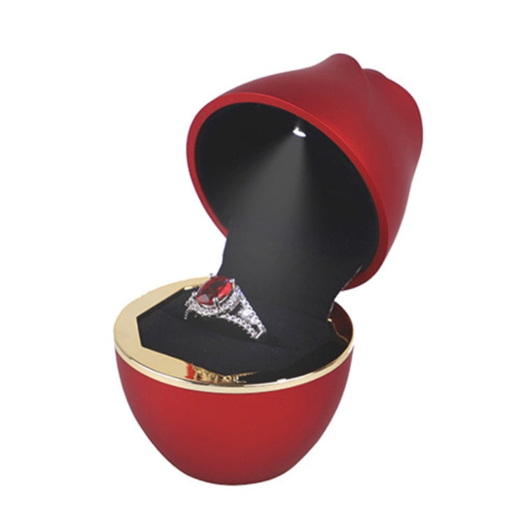 017257 Rose Shape LED Spotlight Ring Necklace Storage Box without Jewelry, Spec:, 017257 Pendant(Pink), 017257 Pendant(Green), 017257 Ring(Red), 017257 Ring(Royal Blue), 017257 Ring(White), 017257 Ring(Pink), 017257 Ring(Green), 017257 Pendant(Red)    ...