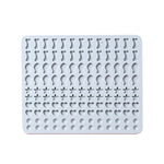 130 Grids Silicone Mat Baking Mold Mini Pet Snacks Dog Food Baking Pan Mold Biscuit Cake Mold, Blue, Pink