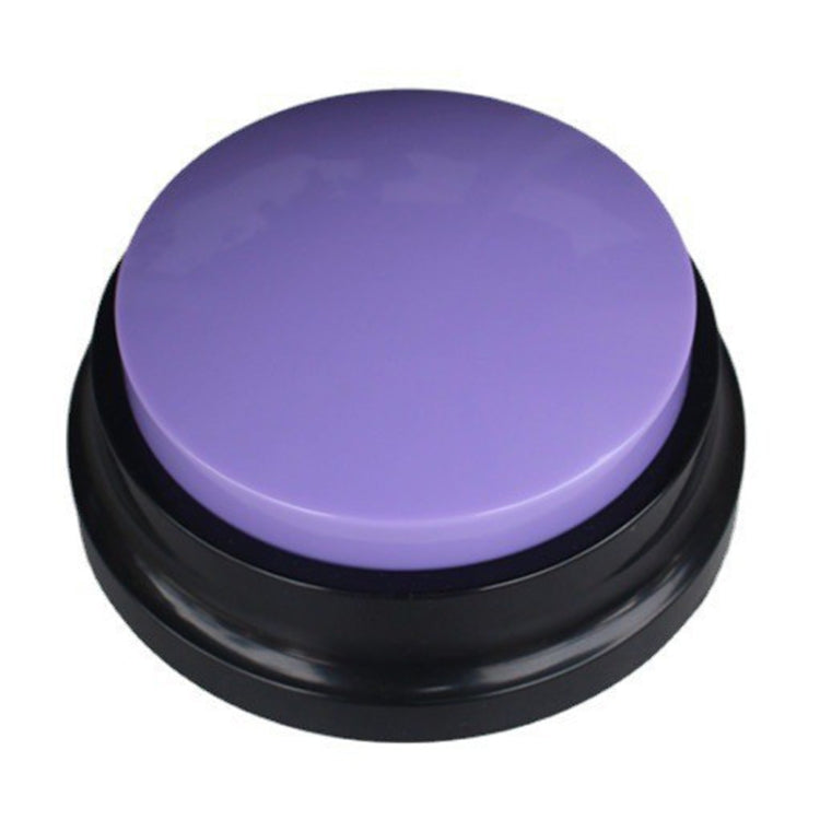 Pet Communication Button Dog Vocal Box Recording Vocalizer, Style: Recording Model, Light Blue, Green, Purple, Red, Orange, Rose Red, Pink, Yellow, Lake Blue, White, Dark Blue