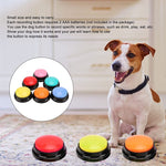 Pet Communication Button Dog Vocal Box Recording Vocalizer, Style: Recording Model, Light Blue, Green, Purple, Red, Orange, Rose Red, Pink, Yellow, Lake Blue, White, Dark Blue