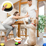 Pet Communication Button Dog Vocal Box Recording Vocalizer, Style: Recording Model, Light Blue, Green, Purple, Red, Orange, Rose Red, Pink, Yellow, Lake Blue, White, Dark Blue