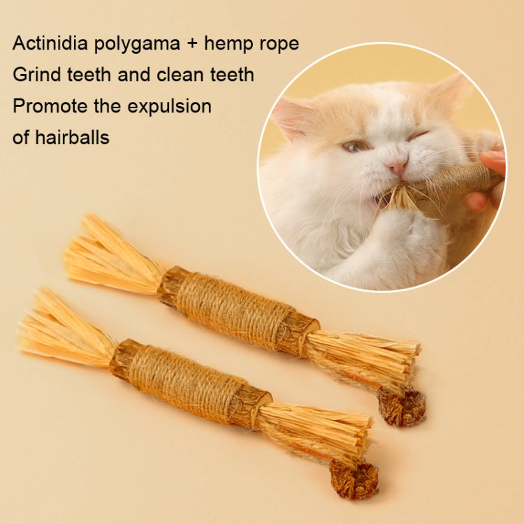 Cat Teething Stick Toy Teeth Cleaning Catnip Teasing Stick, 5pcs Lafite, 5pcs Black Feathers, 5pcs Yellow Feathers