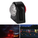MK-249 10-30V 8LEDs Red And White Truck Round Side Light, MK-249 (Red White)