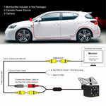 R0003 LED Fill Light External Reversing Video Camera HD Night Vision CCD Car Camera, 8 LED Lamp P System, 8 LED Lamp N System, 12 LED Lamp P System, 12 LED Lamp N System