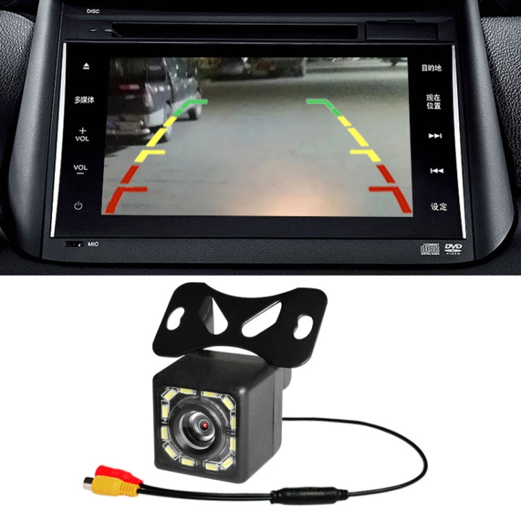 R0003 LED Fill Light External Reversing Video Camera HD Night Vision CCD Car Camera, 8 LED Lamp P System, 8 LED Lamp N System, 12 LED Lamp P System, 12 LED Lamp N System