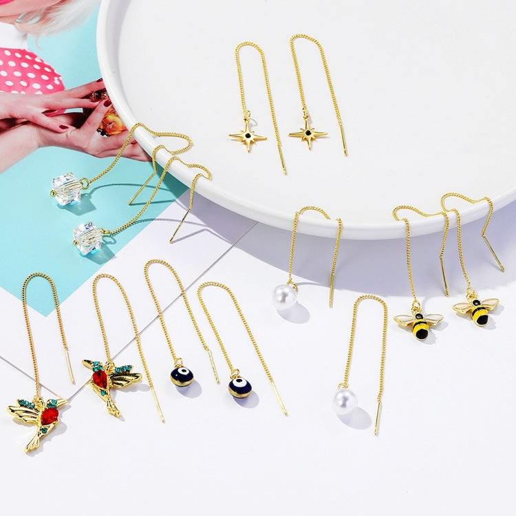 Long Ear Wire Women Simple Earrings, E2104-4 Red Bird, E2104-5 Blue Bird, E2210-1 Dual Ball C Clip, E2210-2 Pearl, E2210-3 Vermiculite, E2210-4 Crystal, E2210-5 Eyes, E2210-6 Moon, E2210-7 Four-pointed Star, E2210-8 Love, E2210-9 Bee, E2210-10 Butterfl...