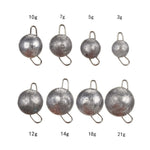 10pcs Fast Hanging Lead Pendant Lure Insertion Lead Inverted Lead, Specification: 3g, 3g, 5g, 7g, 10g, 12g, 14g, 18g, 21g
