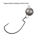 10pcs Fast Hanging Lead Pendant Lure Insertion Lead Inverted Lead, Specification: 3g, 3g, 5g, 7g, 10g, 12g, 14g, 18g, 21g