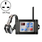 Outdoor Wireless Electronic Pet Fence system with collar and control unit, UK Plug.