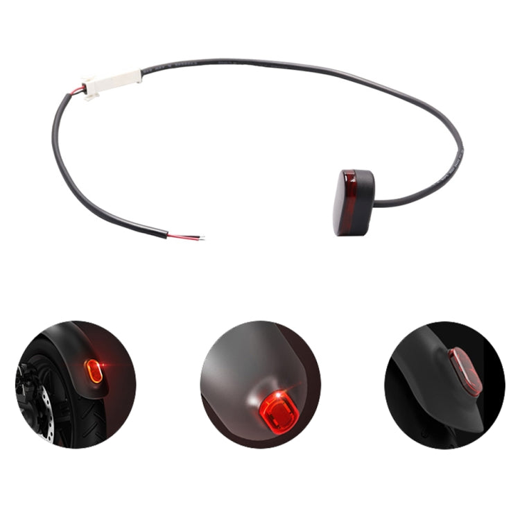For Xiaomi M365 Electric Scooter Accessories, Fender+Bracket+Taillight, Black With Wrench, Black Without Wrench