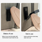 Magnetic Door Stopper Pedal Opening And Closing Door Catch For Bottom of Door, Magnetic Door Stopper Black, Magnetic Door Stopper White