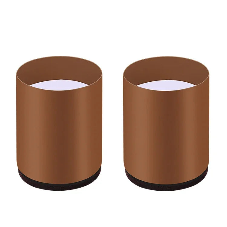 2pcs/set Furniture Carbon Steel Wraparound Heightening Foot Pad, Style:, Round 4x5cm (Black), Round 4x5cm (Brown), Round 6x5cm (Black), Round 6x5cm (Brown), Round 6x10cm (Black), Round 6x10cm (Brown), Square 4x5cm (Black), Square 4x5cm (Brown)         ...
