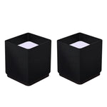 2pcs/set Furniture Carbon Steel Wraparound Heightening Foot Pad, Style:, Round 4x5cm (Black), Round 4x5cm (Brown), Round 6x5cm (Black), Round 6x5cm (Brown), Round 6x10cm (Black), Round 6x10cm (Brown), Square 4x5cm (Black), Square 4x5cm (Brown)         ...