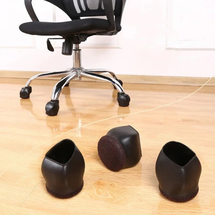 5pcs/set Wheel Chair Foot Cover Computer Chair Roller Fixer, Wheel Chair Foot Cover