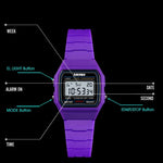 SKMEI 1460 Children Luminous Multifunctional Waterproof Thin Sports Watch
