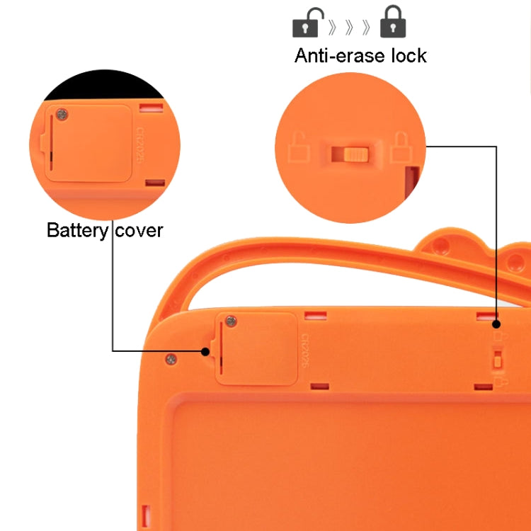 10 inch Cartoon Dinosaur LCD Writing Board Colorful Children Painting Board, 10 inch (Light Blue)