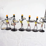 Retro Wrought Iron Man-shaped Candlestick Ornament Restaurant Table Decoration Props, 21, 22, 23, 26
