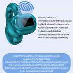 M10 IPX5 Waterproof Ear Clip Bluetooth Earphones, Style:, M10 Single Black, M10 Single White, M10 Single Pink, M10 Single Skin Color, M10 Single Green, M10 Doble White, M10 Doble Pink, M10 Doble Green, M10 Doble Skin Color, M10 Doble Black