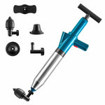 Toilet Pipe Dredger Toilet Sewer Floor Drain Clogged Household High Pressure Pneumatic Tool, HX28 (Green), HX28 (White), HX28 (Gray), HX28 (Black)