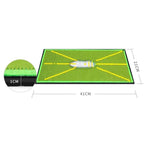 PGM DJD038 Golf Batting Pad Swing Practitioner Beads Training Trace Detection Cushion, Style:, With 5 Sponge Balls, Without Balls