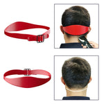 GO042 Adjustable Haircut Trimmer Ruler Neck Hair Trimmer Strap Shaving Styling Template, Adjustable (Red), Adjustable (Black), Adjustable (Blue)