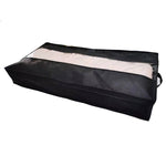 Non-Woven Quilt Storage Bag Home Dustproof Finishing Bag Moving Packing Bag 100 x 50 x 15cm, Light Gray, Deep Gray, Black