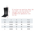 3mm Diving Socks Swimming Warm Deep Diving Waterproof Long Tube Beach Socks, XS, S, M, L