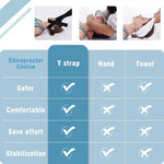 Y -Shaped Spine Chiropractic Decompression Traction Tool with Chin Strap, Spine  Traction
