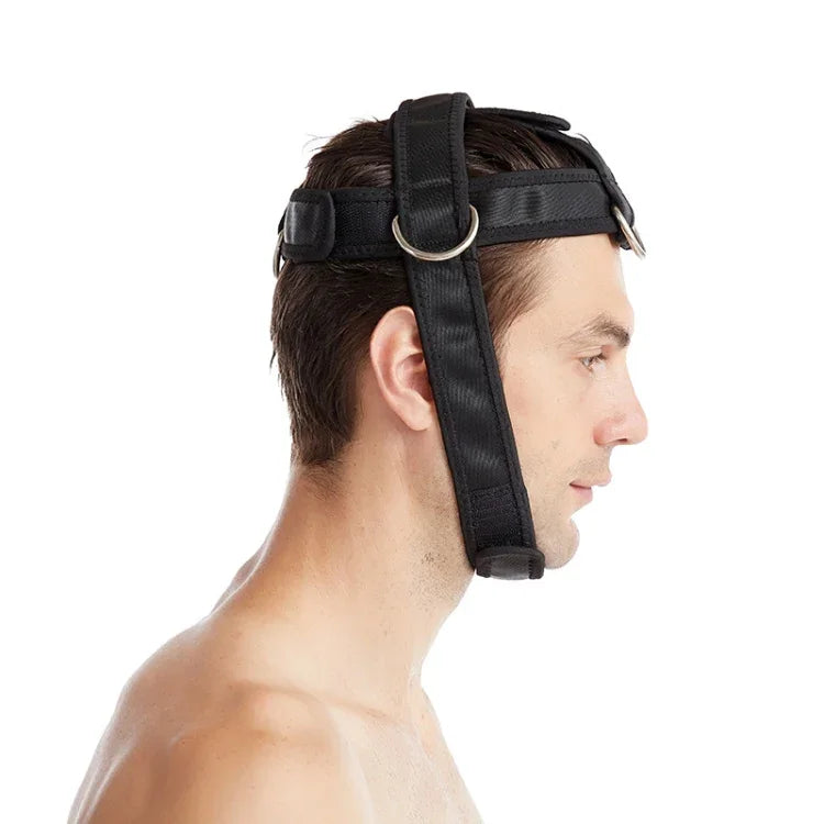 MK119 Neck Training Belt Head and Neck Trainer Shoulder Weight Strength Training Headgear, Neck Training Belt