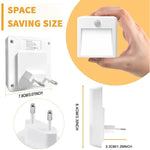 NL2101 Motion Sensor LED Night Light AC Plug Dimming Sleep Lights,Spec:, NL2101 Warm EU Plug, NL2101 Warm and White EU Plug, NL2101 Warm US Plug, NL2101 Warm and White US Plug, NL2101 Warm UK Plug, NL2101 Warm and White UK Plug