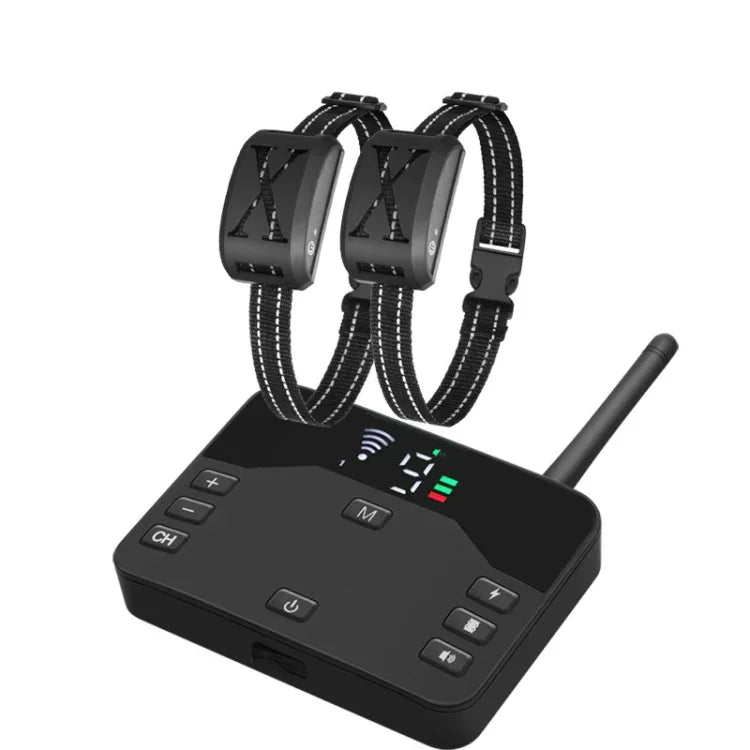 2-In-1 Electric Dog Fence & Remote Training Collar Adjustable Vibration & Shock, For 1 Dog, For 2 Dogs, For 3 Dogs