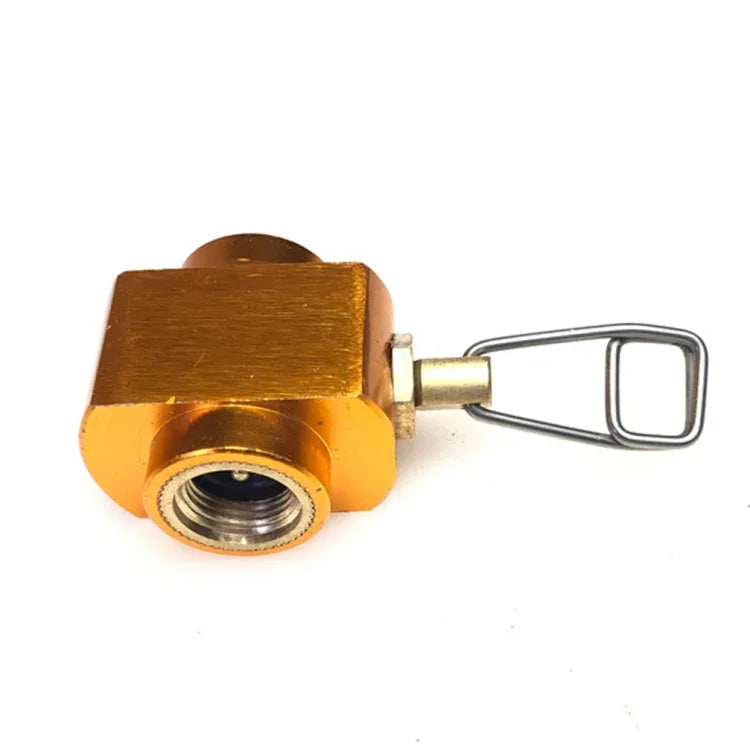 Outdoor Camping Gas Tank Refill Converter Connector Adjustable Gas Cartridge Refill Valve Adapter, Camping Gas Tank Refill Converter