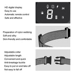 PT221 Intelligent Automatic Electric Strike Collar Touch Digital Display Rechargeable Waterproof Dog Trainer Stop Barker, 3 Training Modes