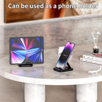 HE-C098 Multi-Functional USB Adapter Charging Cable Kit With Makeup Mirror & Phone Holder, HE-C098 Black, HE-C098 White
