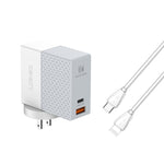 LDNIO A2620C 65W Universal Phone Tablet Charger Type-C/USB-C Port Fast Charger, 65W EU Plug, 65W UK Plug, 65W US Plug