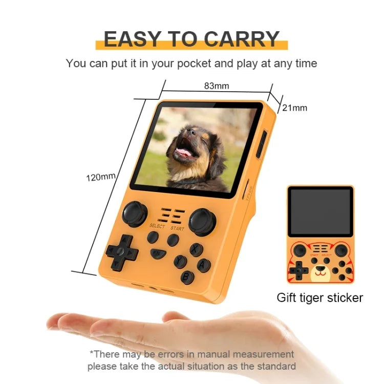 POWKIDDY RGB20S  3.5-Inch IPS Screen Retro Open Source Handheld Game Console, 16GB+64GB, 16GB+256GB