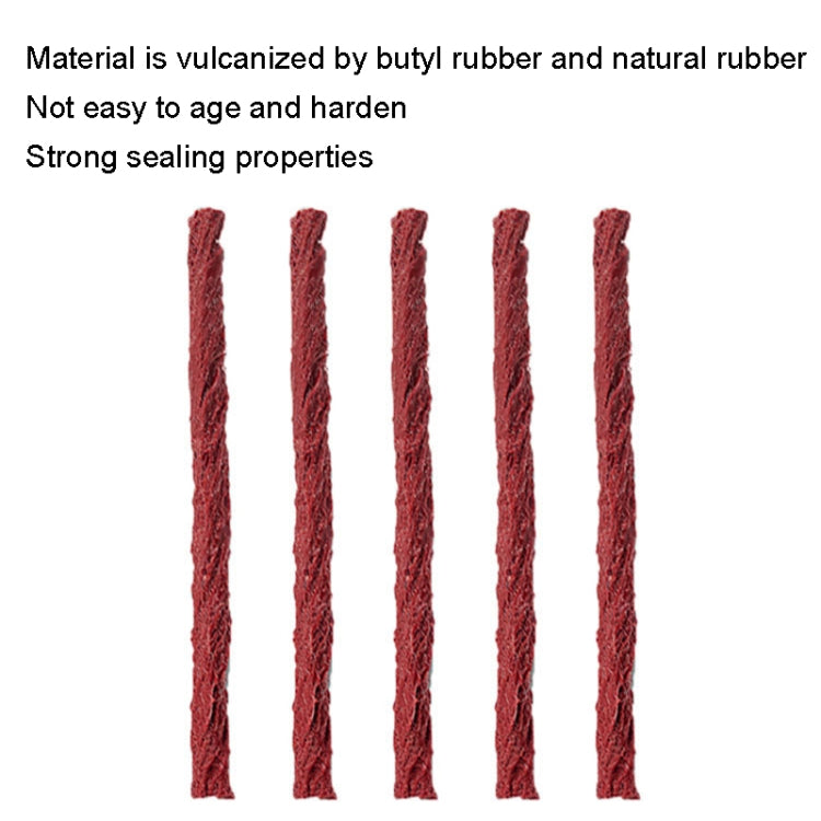 5pcs /Pack Long Car Fast Tire Patch Adhesive Strips Motorcycle Bike Adhesive Strip Tire Repair Tools, 10sets Long