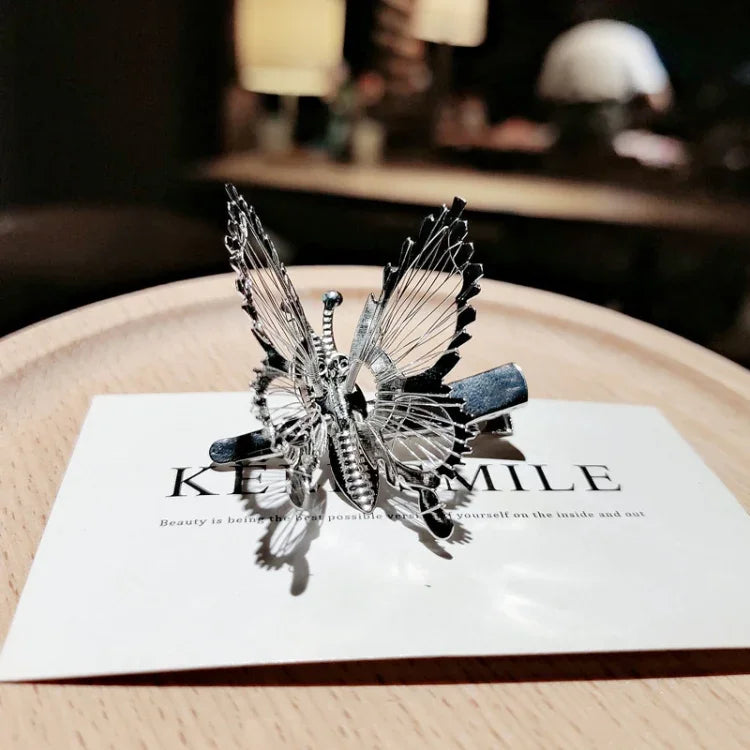 Moving Simulation Butterfly Hairpin Simple Bangs Clip Hair Accessories