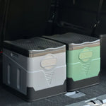 Car Folding Portable Toilet Outdoor Emergency Mobile Toilet, Dark Grey, Army Green, Pure Black