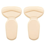 1pair 2 in 1 Half Size Forefoot Pad Anti-drop Sandal Heel Sticker