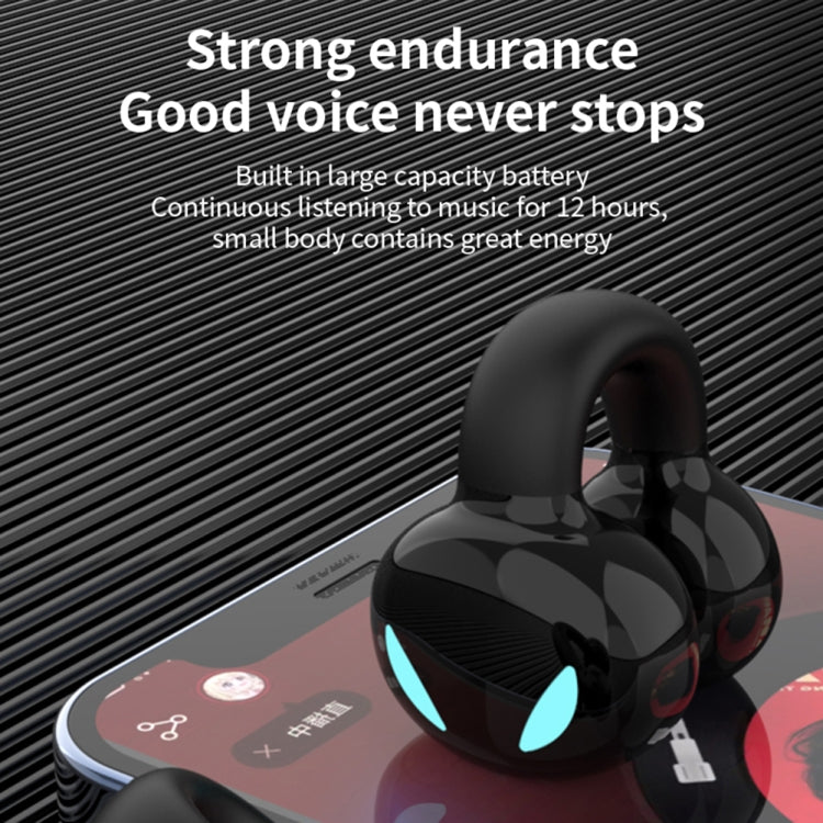 Clip Ear Stereo External Sound Without Hurting Ear Business Sports Model Bluetooth Earphones, YX03 (White), YX03 (Pink), YX03 (Grey), YX03 (Black)