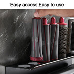 For Dyson Airwrap Wall-Mounted Shelf Storage Rack, A Type Black Gold, B Type Black Gold, A Type Black, B Type Black, C Type Flip Down, C Type Flip Up