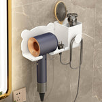 For Dyson Hair Dryer Wall-Mounted Holder Bathroom Shelf Storage Rack, Simple White, Simple  Black, Simple  Gray, Upgrade White, Upgrade Black, Upgrade Gray