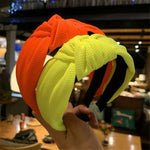5cm Wide-brimmed Pressed Hair Solid Color Headband