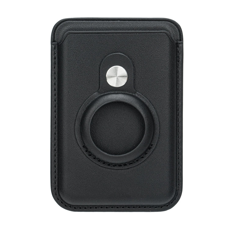 For AirTag 2nd Gen / AirTag 1st Gen Positioner Fiber Card Clip Anti-Theft Card Tracker Protection Cover, Magnetic