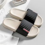 Men and Women Slippers Bathroom Bath Flip Flops Indoor Soft Sole Sandals, 42/43