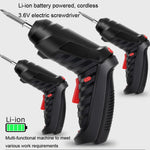 Home Use Mini Rechargeable Multifunction Electric Screwdriver Electric Drill Tool Set, 15pcs/set, 30pcs/set